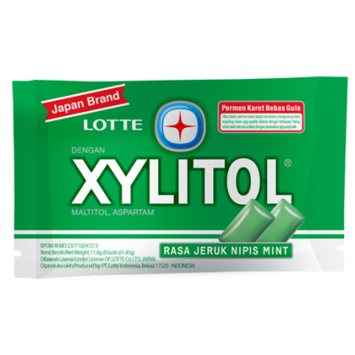 Lotte Xylitol Blister Lime Mint